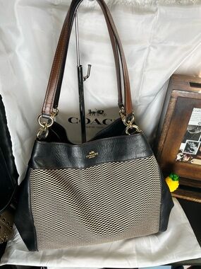 Coach Legacy Jacquard Edie Shoulder Bag